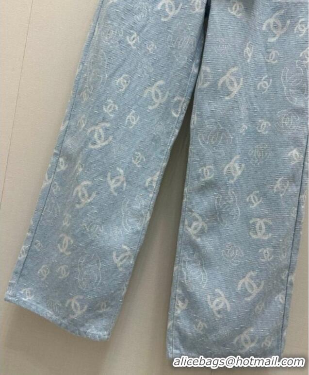 Affordable Price Chanel Cotton Jeans 0620 Light Blue 2025