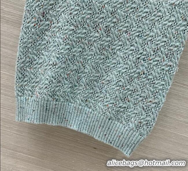 ​Top Quality Chanel Cashmere Blend Knit Vest 0620 Green 2025