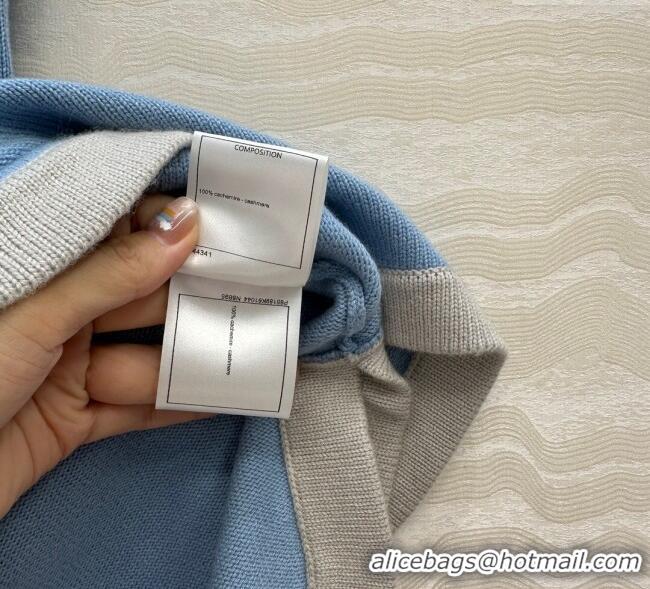 Well Crafted Chanel Cashmere Knit Dress 0716 Blue 2025