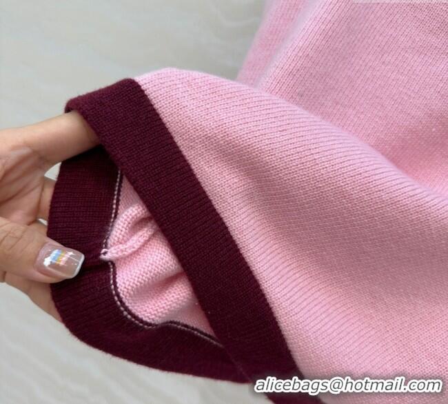 Famous Brand Chanel Cashmere Knit Vest 071602 Pink 2025