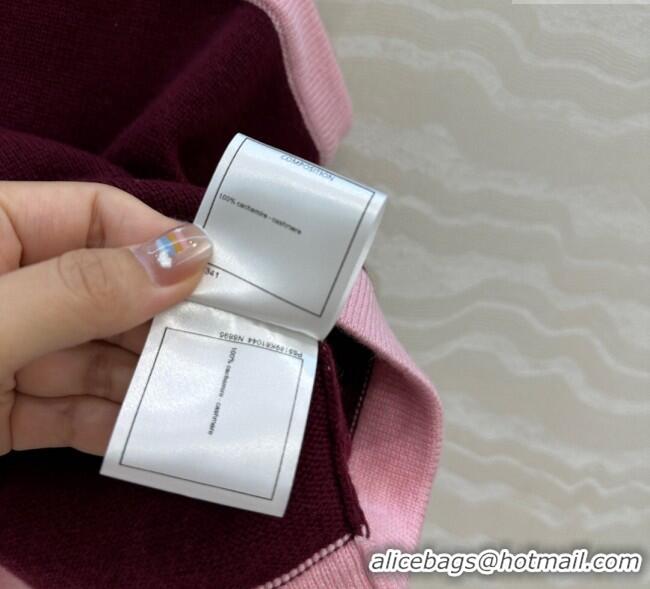 Luxury Discount Chanel Cashmere Knit Vest 071602 Dark Burgundy 2025