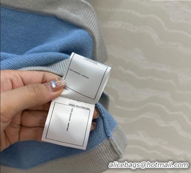 ​Best Product Chanel Cashmere Knit Vest 071602 Blue 2025