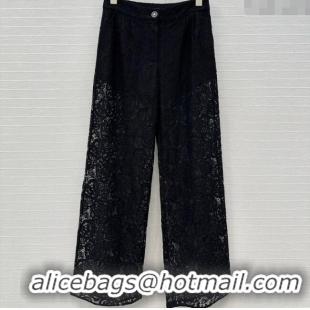 Top Quality Chanel Lace Pants 0717 Black 2025