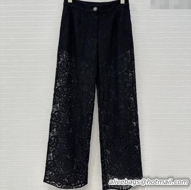 Top Quality Chanel Lace Pants 0717 Black 2025