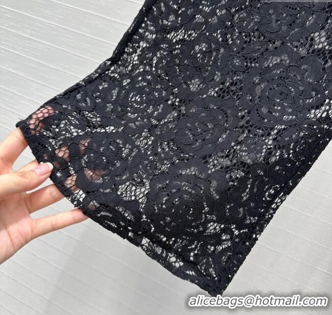 Top Quality Chanel Lace Pants 0717 Black 2025