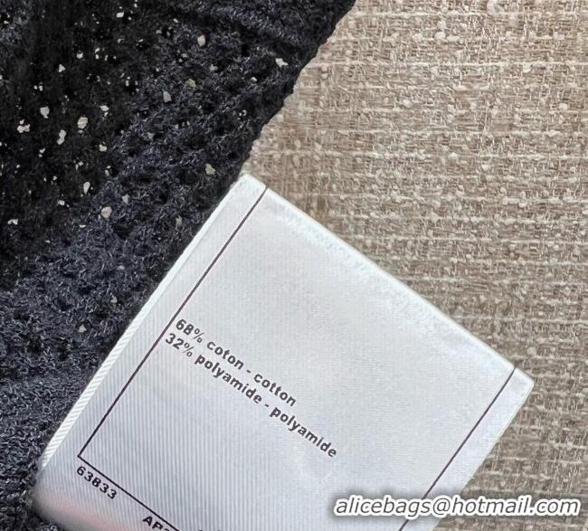Buy Cheap Chanel Knit Vest with Flouncing 0717 Black 2025