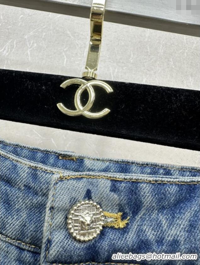 Affordable Price Chanel Denim Skirt CH072508 Blue 2025