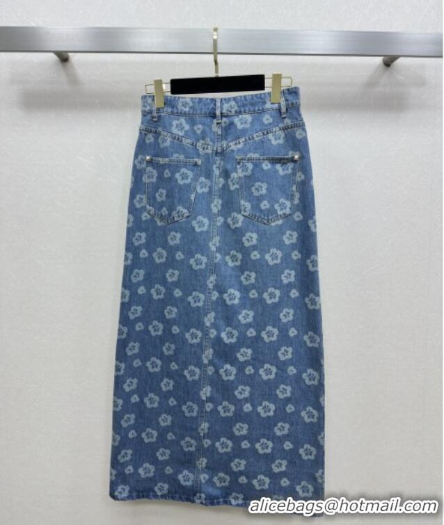 Affordable Price Chanel Denim Skirt CH072508 Blue 2025