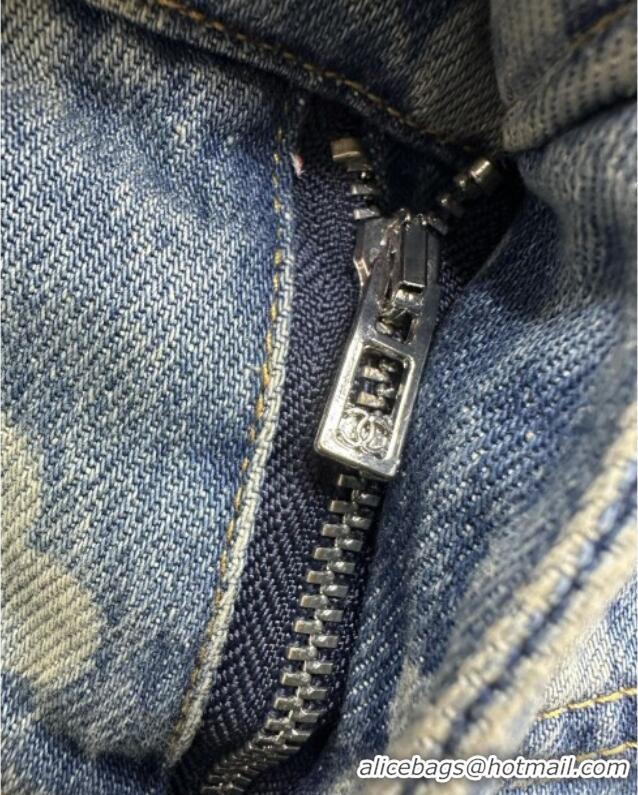 Affordable Price Chanel Denim Skirt CH072508 Blue 2025