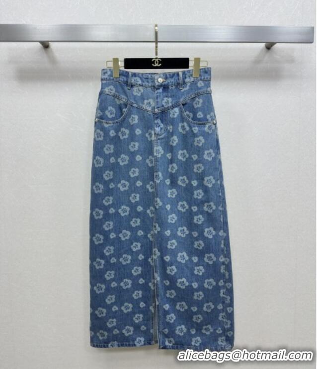 Affordable Price Chanel Denim Skirt CH072508 Blue 2025