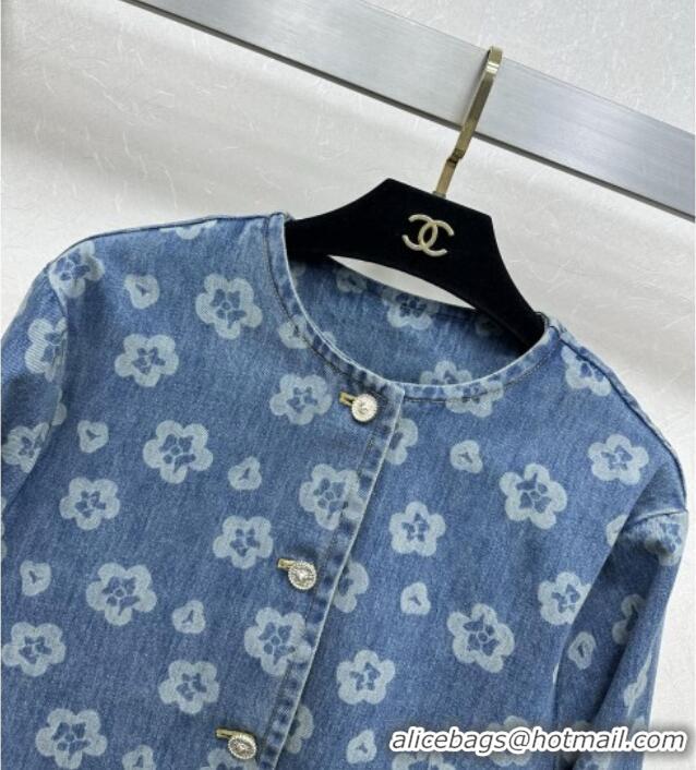 Modern Classic Chanel Denim Jacket CH072510 Blue 2025