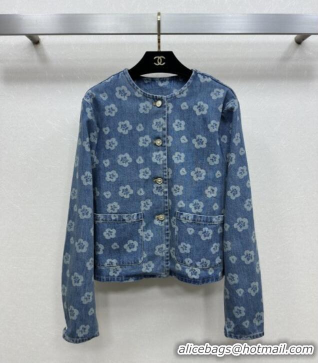 Modern Classic Chanel Denim Jacket CH072510 Blue 2025