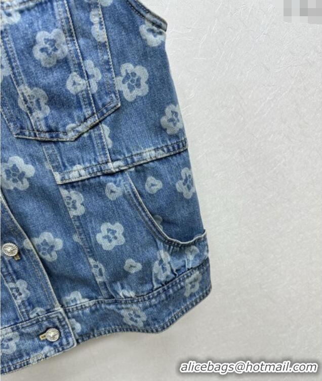 Good Looking Chanel Denim Vest CH072511 Blue 2025