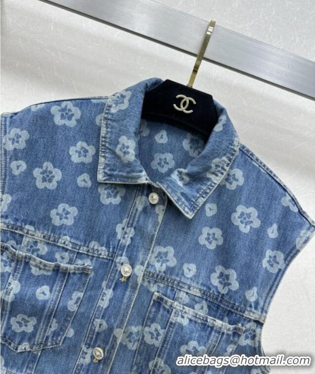 Good Looking Chanel Denim Vest CH072511 Blue 2025