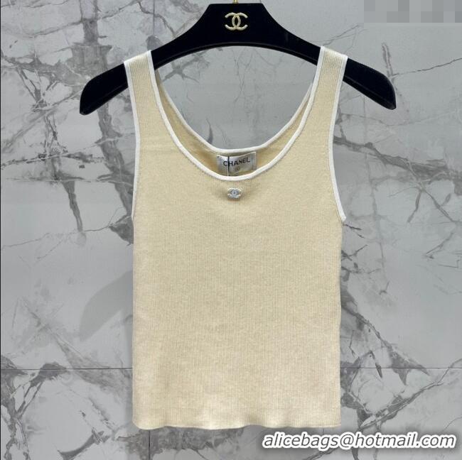 Most Popular Chanel Knit Vest CH072521 Beige 2025