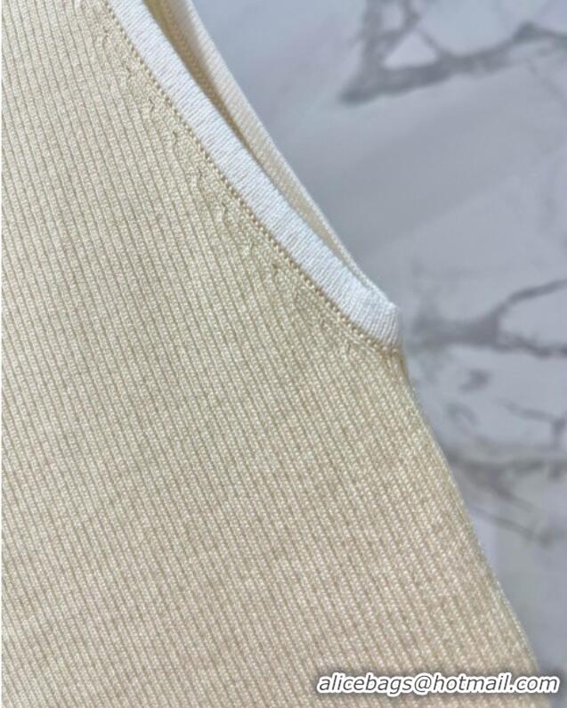 Most Popular Chanel Knit Vest CH072521 Beige 2025