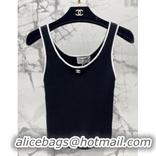 ​Grade Quality Chanel Knit Vest CH072522 Black 2025