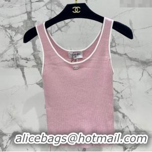 Reasonable Price Chanel Knit Vest CH072523 Pink 2025