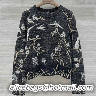 ​Best Product Chanel Embroidered Sweater 0728 Black 2025