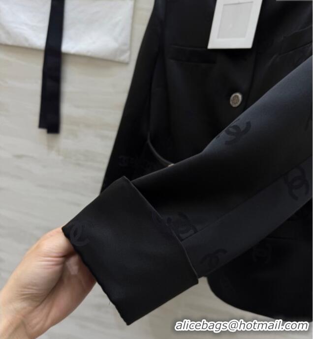 Grade Design Chanel CC Allover Jacket 0728 Black 2025