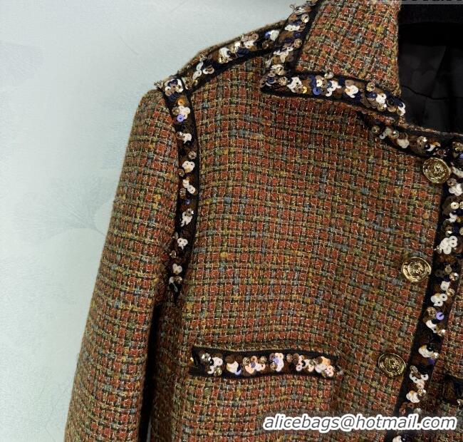 ​Grade Design Chanel Tweed Jacket and Skirt Set 0729 Multicolor 2025