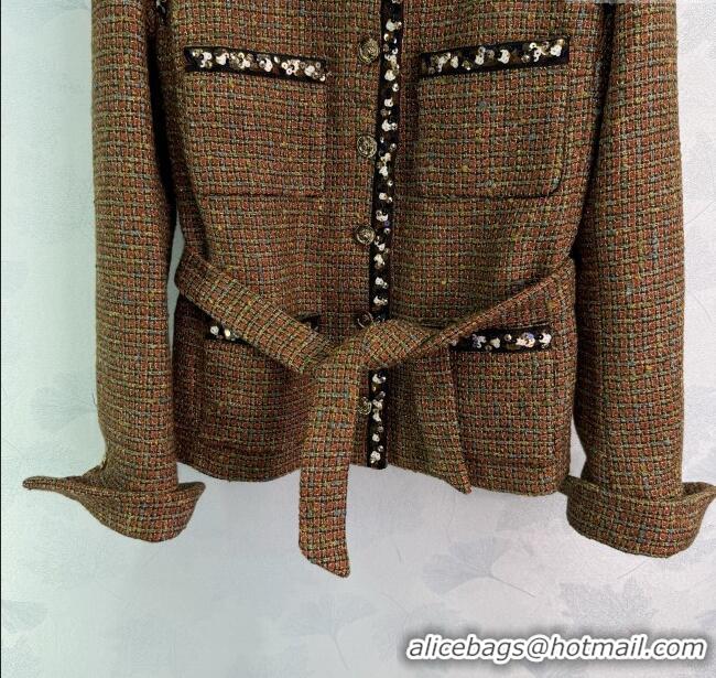 ​Grade Design Chanel Tweed Jacket and Skirt Set 0729 Multicolor 2025