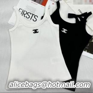 Top Grade Discount Chanel Knit 0814 White/Black 2025