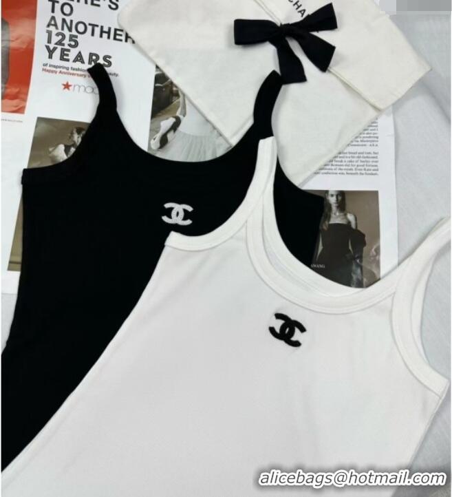 Top Grade Discount Chanel Knit 0814 White/Black 2025