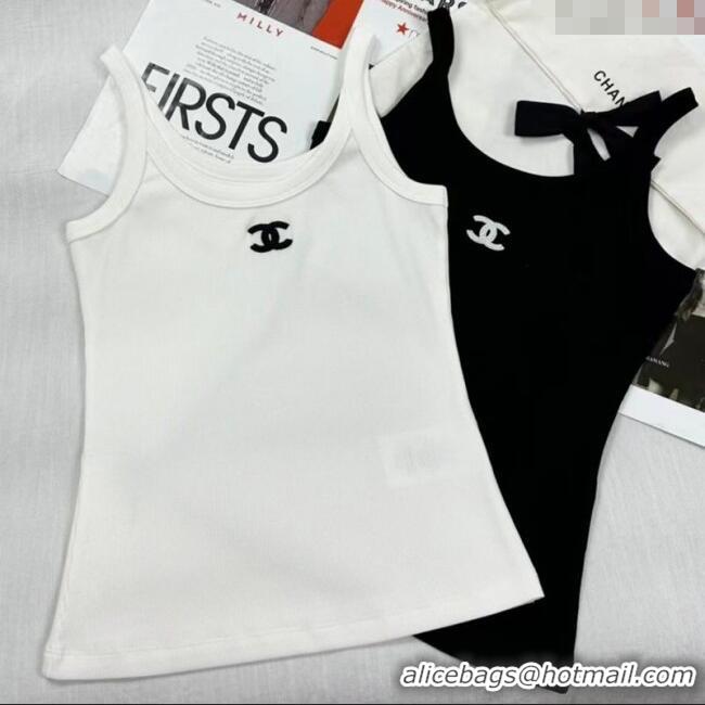 Top Grade Discount Chanel Knit 0814 White/Black 2025