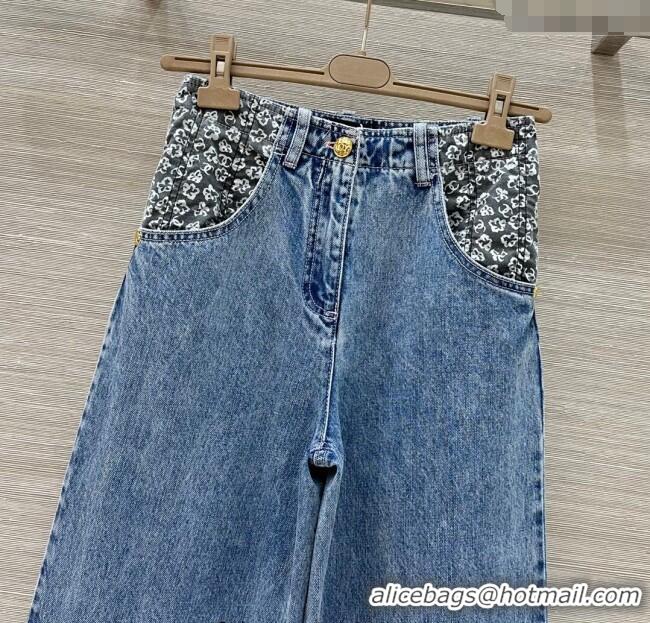 Grade Quality Chanel Gradient Jeans 0814 Blue 2025