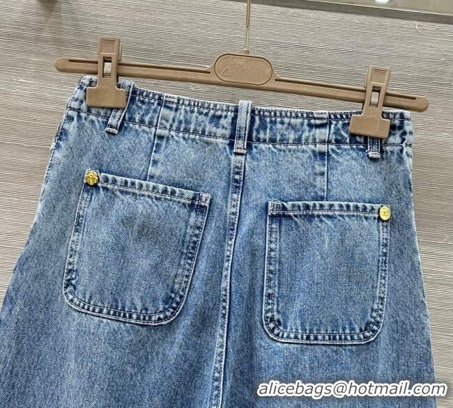 Grade Quality Chanel Gradient Jeans 0814 Blue 2025