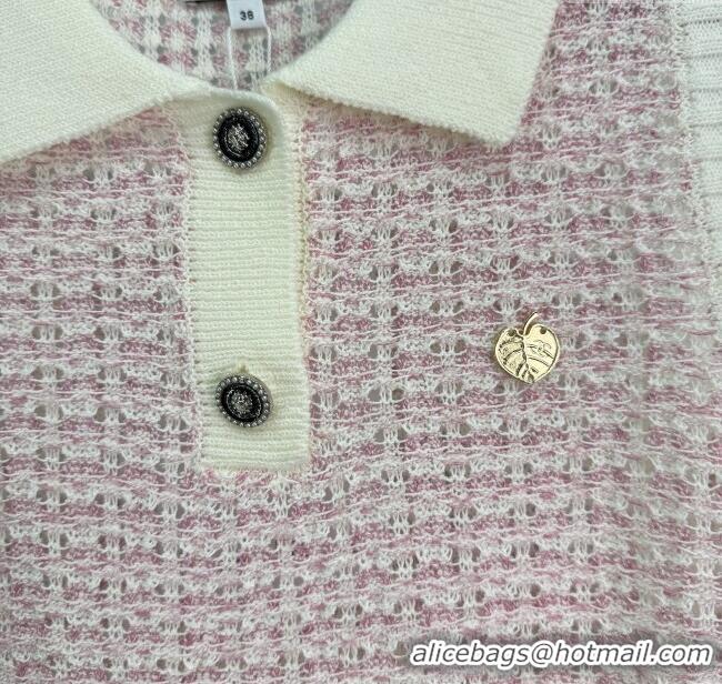 ​Best Price Chanel Cashmere Vest 0814 Light Pink 2025