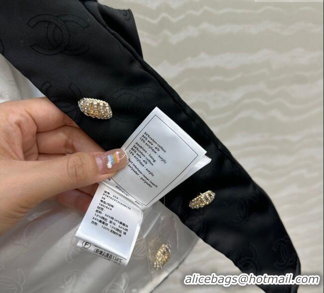 Famous Brand Chanel CC Allover Padded Jacket 0812 Black 2025