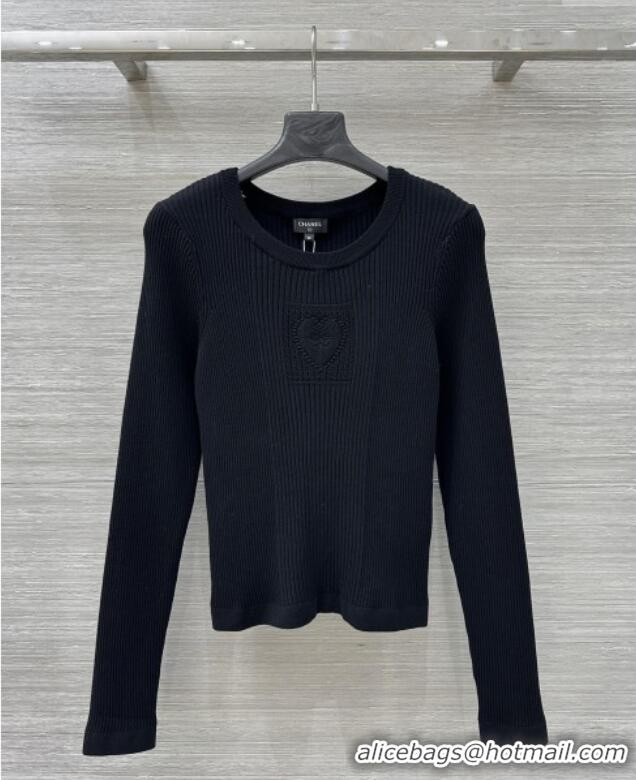 ​Grade Quality Chanel Knit Sweater CH82122 Black 2025