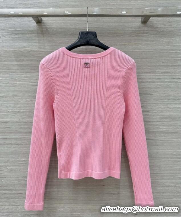 Well Crafted Chanel Knit Sweater CH82123 Pink 2025