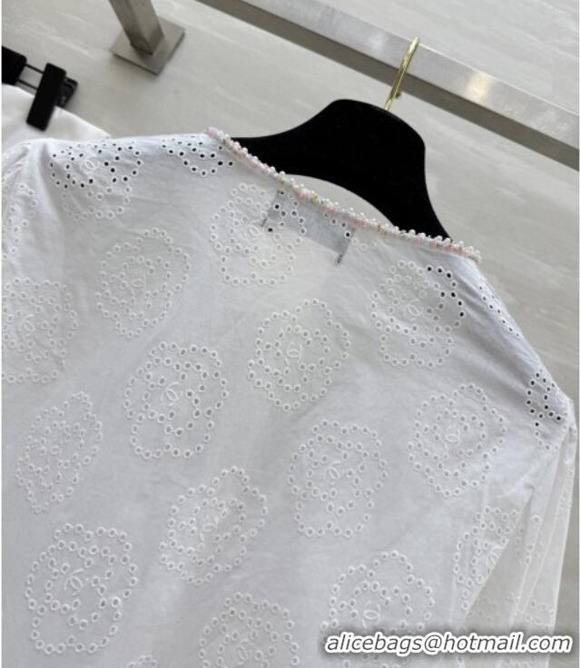 Traditional Discount Chanel Blouse CH82127 White 2025