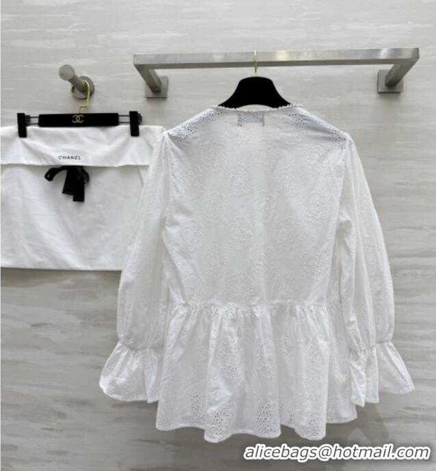 Traditional Discount Chanel Blouse CH82127 White 2025