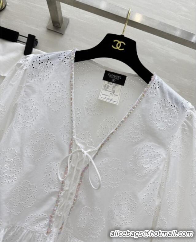 Traditional Discount Chanel Blouse CH82127 White 2025