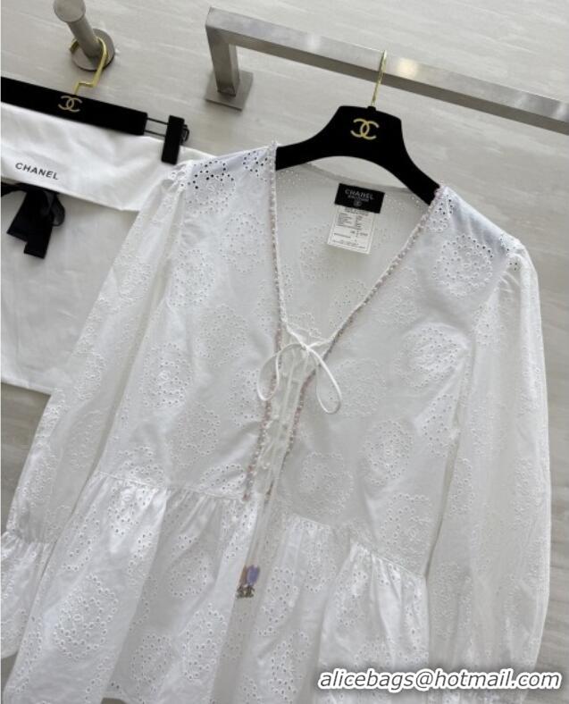 Traditional Discount Chanel Blouse CH82127 White 2025