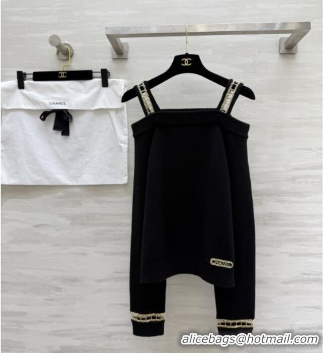 Inexpensive Chanel Cashmere Sweater CH82133 Black 2025