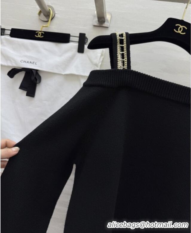 Inexpensive Chanel Cashmere Sweater CH82133 Black 2025