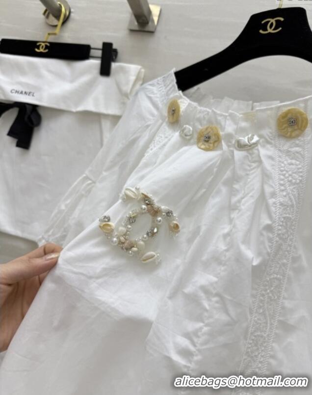 Reasonable Price Chanel Top CH82136 White 2025