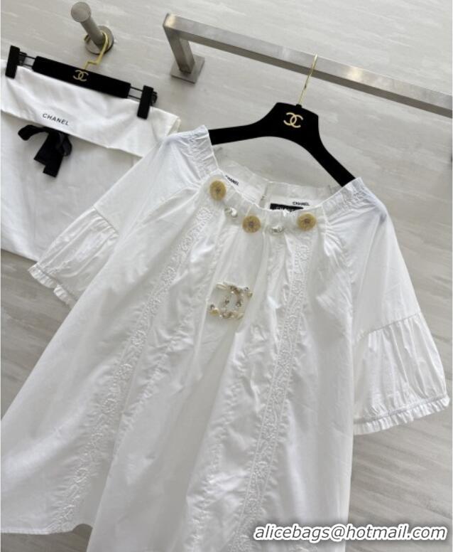 Reasonable Price Chanel Top CH82136 White 2025