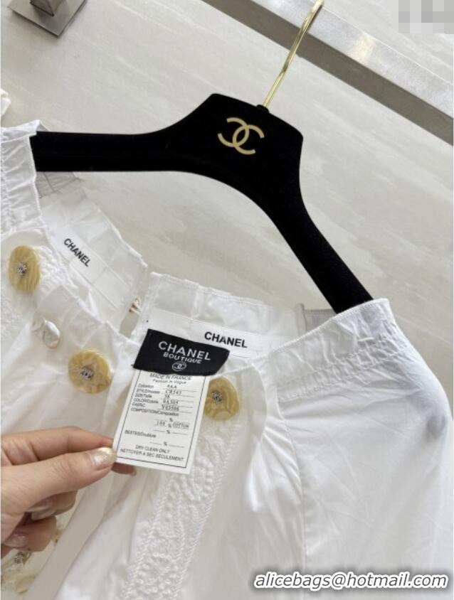 Reasonable Price Chanel Top CH82136 White 2025
