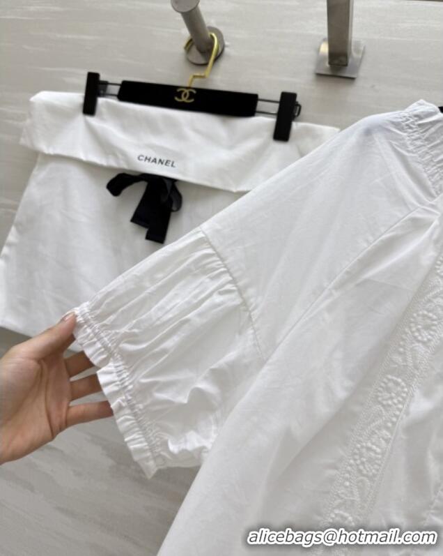 Reasonable Price Chanel Top CH82136 White 2025