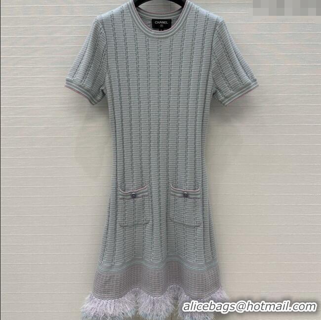 Top Quality Chanel Cashmere Dress CH82111 Multicolor 2025