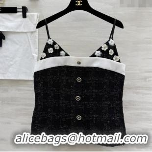 Unique Grade Chanel Tweed Vest CH82120 Black 2025