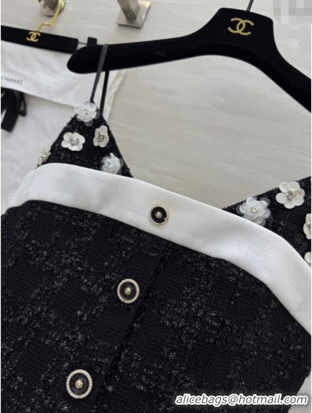 Unique Grade Chanel Tweed Vest CH82120 Black 2025