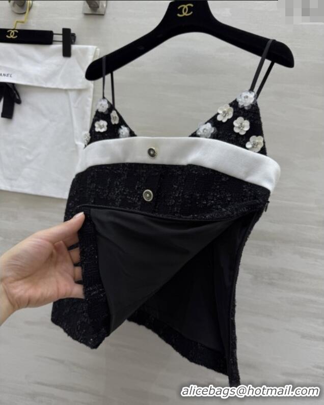 Unique Grade Chanel Tweed Vest CH82120 Black 2025