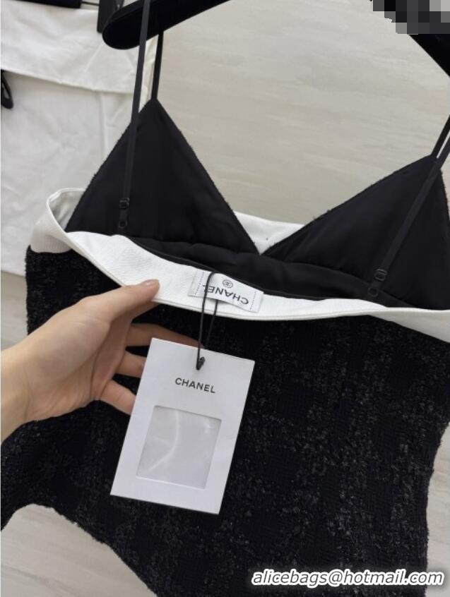 Unique Grade Chanel Tweed Vest CH82120 Black 2025